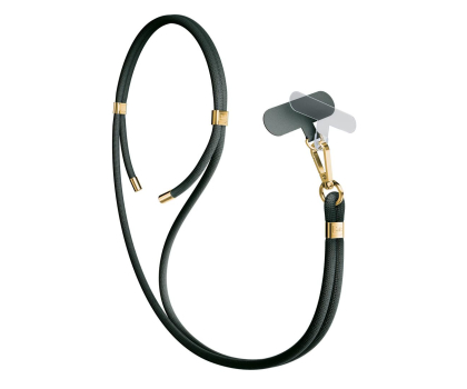 Etui do telefonów 3MK Sznurek do Etui EasyClip Elite Evergreen (gold) 5903108572569